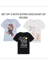 Boys Set Of Three Tees